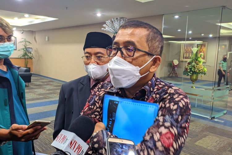 Ketua Komisi A DPRD DKI Jakarta Mujiyono saat ditemui di Gedung DPRD DKI Jakarta usai uji kepatutan Cawalkot Jakarta Barat dan Jakarta Selatan, Rabu (15/9/2021)