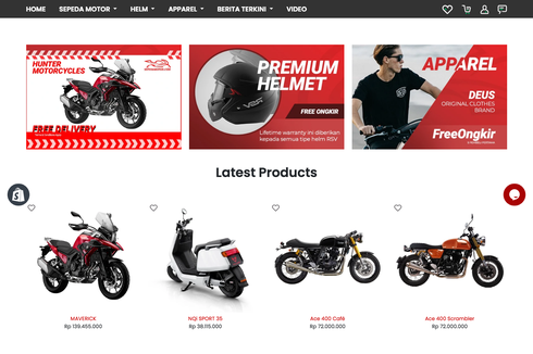 Pilihan E-commerce Baru untuk Pengguna Sepeda Motor
