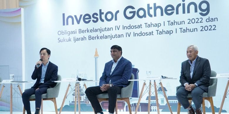 Investor gathering Indosat Ooredo Hutchinson. 
