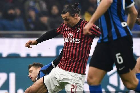 Inter Vs Milan, Rossoneri Unggul 2-0 pada Babak Pertama