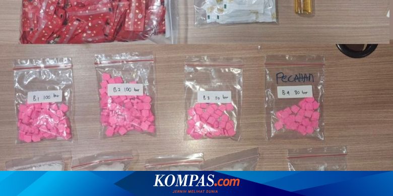Pengedar Narkoba Ditangkap di Jakbar, 446 Gram Sabu dan 390 Butir Ekstasi Disita