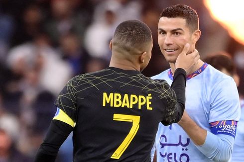 Ketika Mbappe Cek Lebam di Pipi Ronaldo…