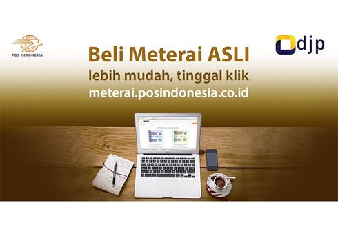 Permudah Masyarakat Membeli Meterai, Pos Indonesia Luncurkan Aplikasi Online Order