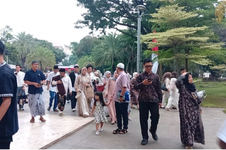 Jemaah Tumpah di Istiqlal Jelang Shalat Id, Wapres Gibran Dijadwalkan Hadir