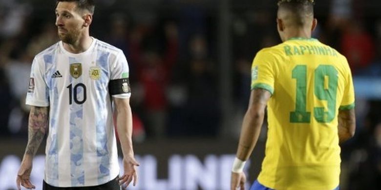 Ternyata HT Argentina Vs Brasil: Messi Cs Belum Mampu Memecah Kebuntuan