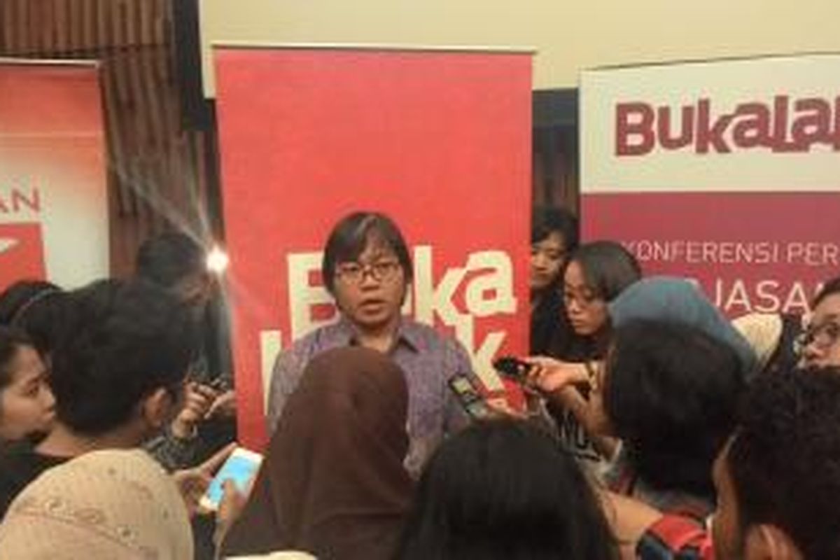 Ahmad Zaky, CEO Bukalapak.com saat diwawancarai wartawan di Jakarta, Rabu (4/2/2015). 