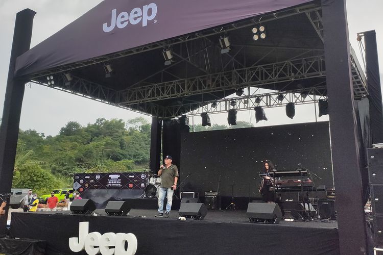 Jerry Hermawan Lo saat acara Jamboree Jeep Indonesia di Megamendung, Bogor
