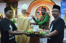 Kisah Banser dan Gusdurian Beri Kejutan 9 Tumpeng di HUT Gereja Santa Theresia Majenang