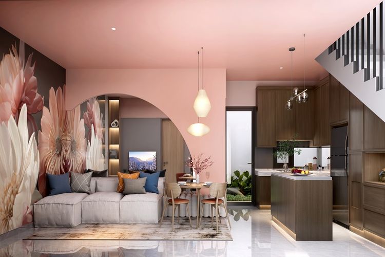 Interior VOLA di Sutera Rasuna hadir dengan desain estetik dan fungsional. Ruang multifungsi, cocok untuk work from home hingga me time maksimal.