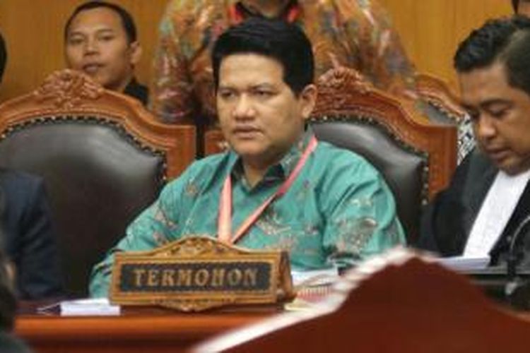 Ketua KPU Husni Kamil Manik di Sidang MK