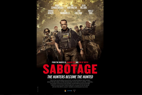 Sinopsis Sabotage, Aksi Arnold Schwarzenegger Basmi Kartel Narkoba