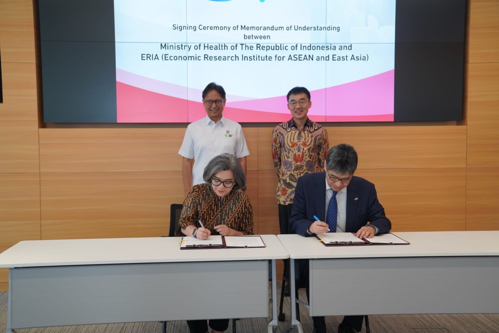 Kemenkes dan Organisasi Riset ASEAN Resmi Kerja Sama Kesehatan 