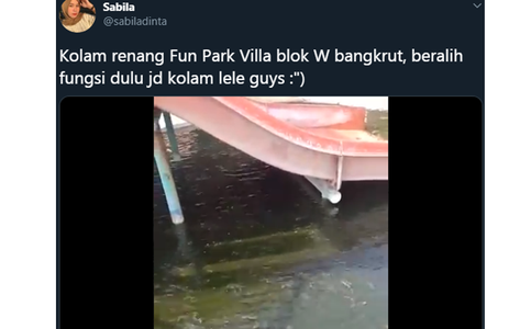 Defunct Water Park in Bogor, West Java, Comes Back to Life with Catfish 
