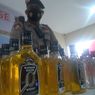 Home Industry Miras Oplosan di Palembang Digerebek, Ratusan Botol Disita