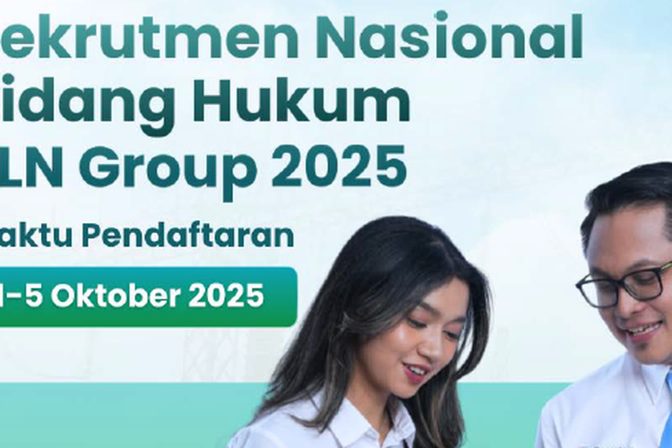 PT PLN (Persero) kembali membuka lowongan kerja untuk tahun 2025. Program rekrutmen PLN Group ini ditujukan bagi lulusan S1 dan S2, khususnya di bidang hukum serta public policy.