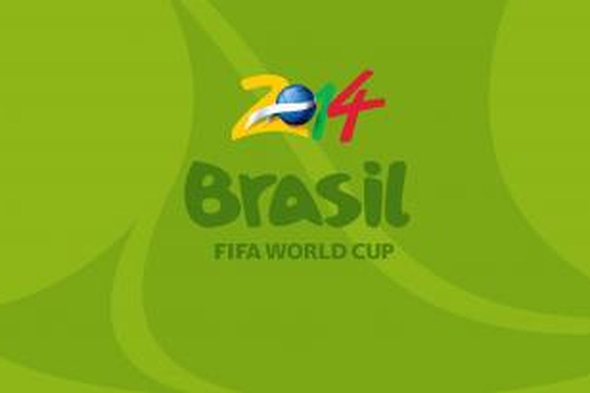 Logo Piala Dunia 2014 Brasil.