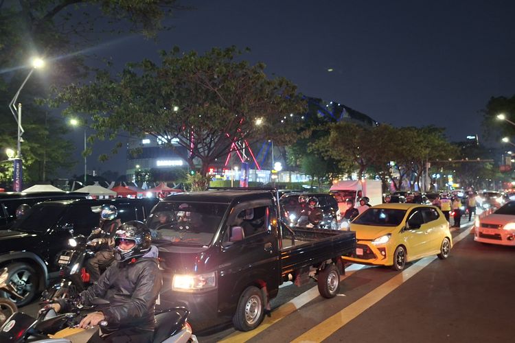 Laga Timnas Indonesia vs Singapura, Lalu Lintas Sekitar GBK Padat Merayap