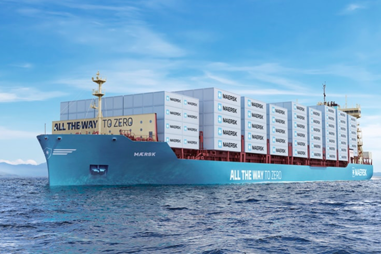 Kapal ramah lingkungan pertama di dunia, diluncurkan di Denmark, Jumat (14/9/2023).