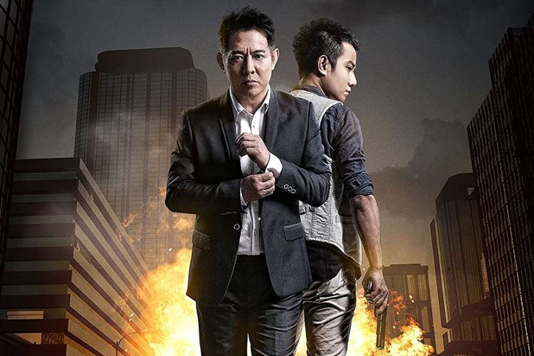 Poster film Badges of Fury (2013) menampilkan aktor Jet Li dan Wen Zhang