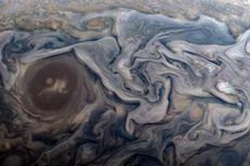 Bak Lukisan, Begini Penampilan Awan di Planet Jupiter