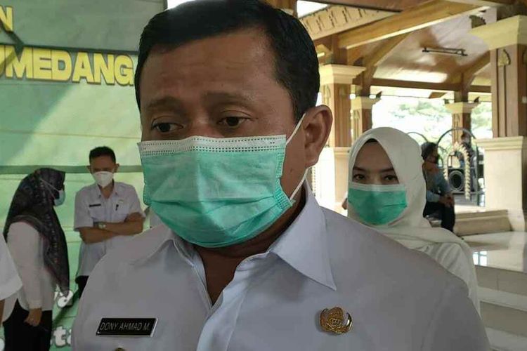 Bupati Sumedang Dony Ahmad Munir. AAM AMINULLAH/KOMPAS.com