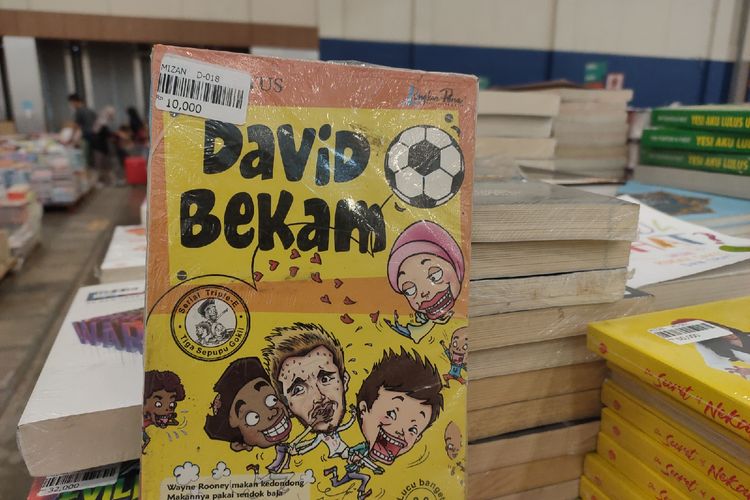 Komik humor David Bekam hanya dijual dengan harga Rp 10.000 di Big Bad Wolf Jakarta 2020.