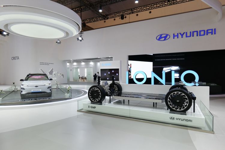 Kendaraan listrik Hyundai di GIIAS 2021