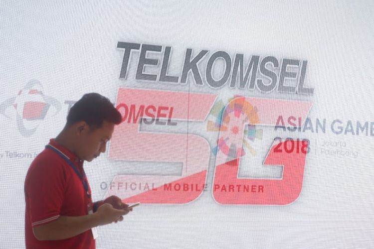 Ilustrasi layanan 5G Telkomsel.