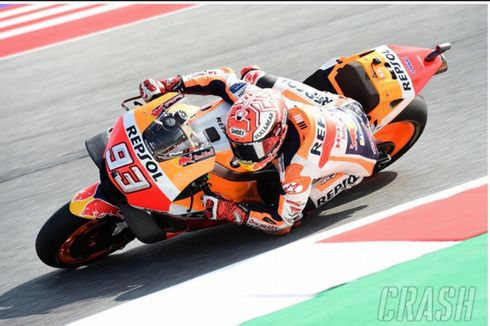 Salah Pilih Ban Bikin Marc Marquez Terjatuh di MotoGP Valencia