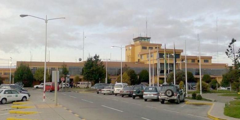 Bandara internasional El Alto, La Paz, Bolivia.