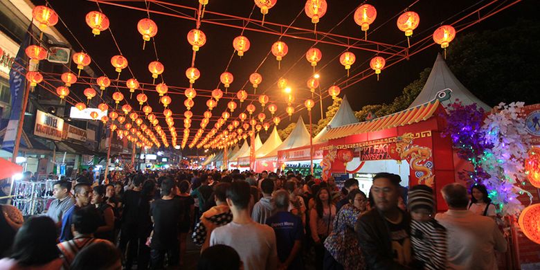 Suasana Festival Cap Go Meh di Kota Pontianak tahun 2017 (7/2/2017)