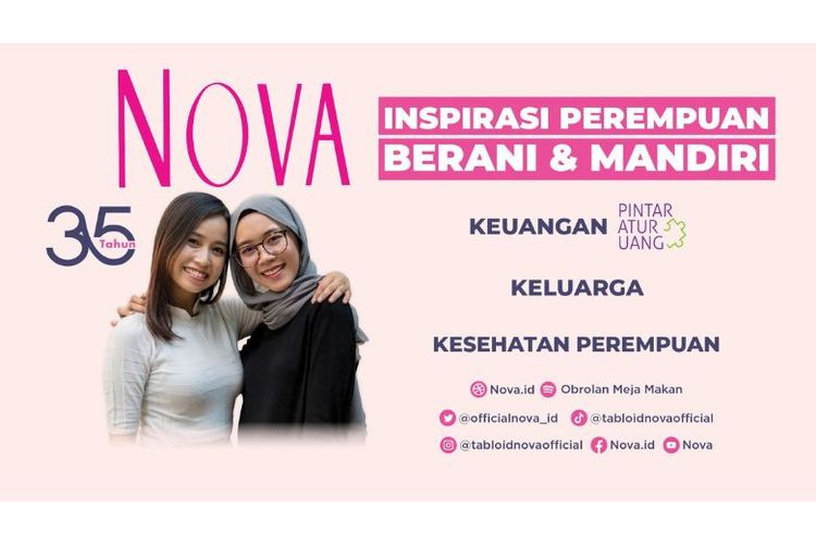 Nova telah menjadi sahabat dan pemandu untuk perempuan Indonesia selama 35 tahun. 