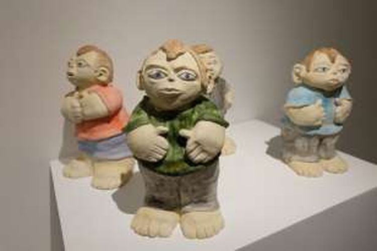 Salah satu karya yang dipamerkan di Jakarta Contemporary Ceramics Biennale.