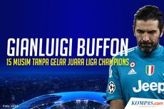 INFOGRAFIK: 15 Musim, Buffon Tak Pernah Raih Juara Liga Champions