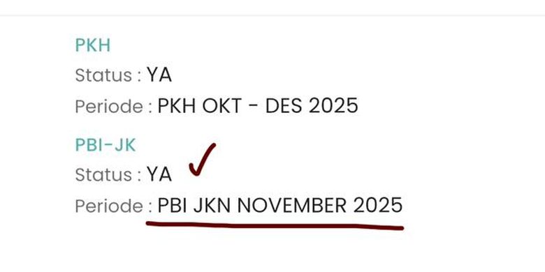 Tangkapan layar hasil pencarian cek bansos, hasil pencarian penerima PBI JKN BPJS Kesehatan. Cara cek PBI BPJS Kesehatan. BPJS PBI. Cara cek PBI JK. Cara cek penerima BPJS PBI.