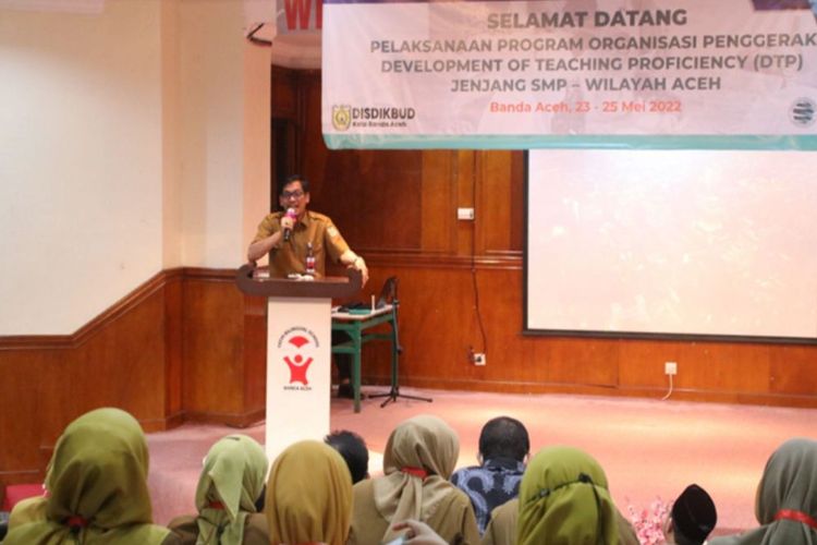 Kepada Dinas Pendidikan Kota Banda Aceh, Sulaiman Bakri dalam pembukaan Program DTP dari Yayasan Eduversal Indonesia yang diselenggarakan pada 23-25 Mei 2022 dan diikuti oleh 10 sekolah partisipan. 

