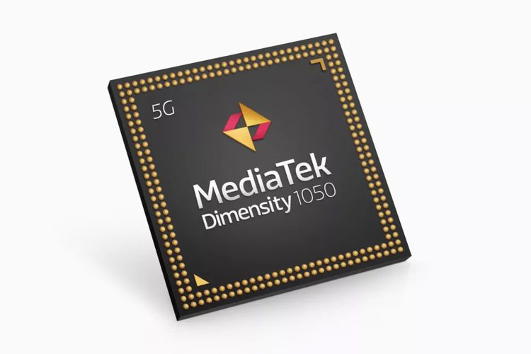 Chipset Mediatek Dimensity 1050 5G.