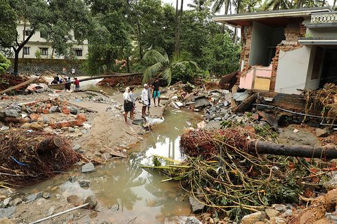 Banjir Bandang di India, 37 Orang Tewas dan Puluhan Ribu Mengungsi