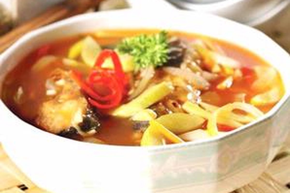 Sup Gabus Asam Manis