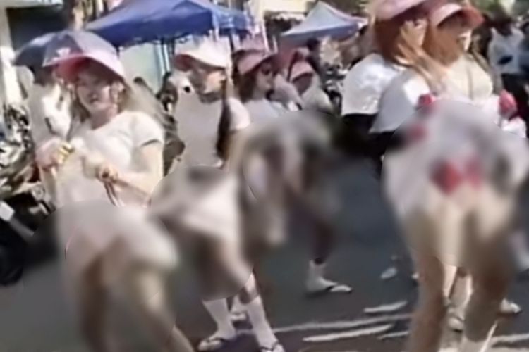 Aksi Tak Senonoh Warnai Gerak Jalan HUT RI di Bangkalan, Panitia: Peserta Gelap
