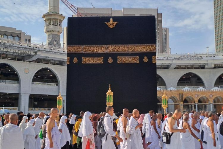 Suasana terkini Masjidil Haram, Makkah, Arab Saudi.