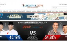 Hasil Hitung Cepat, Jokowi-JK Unggul 52,65 Persen
