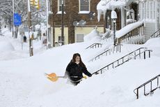 Kota di AS Ini Lumpuh akibat Salju yang Menumpuk