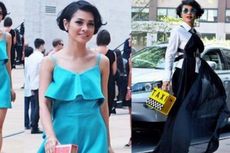 Modisnya Andien saat Hadiri New York Fashion Week