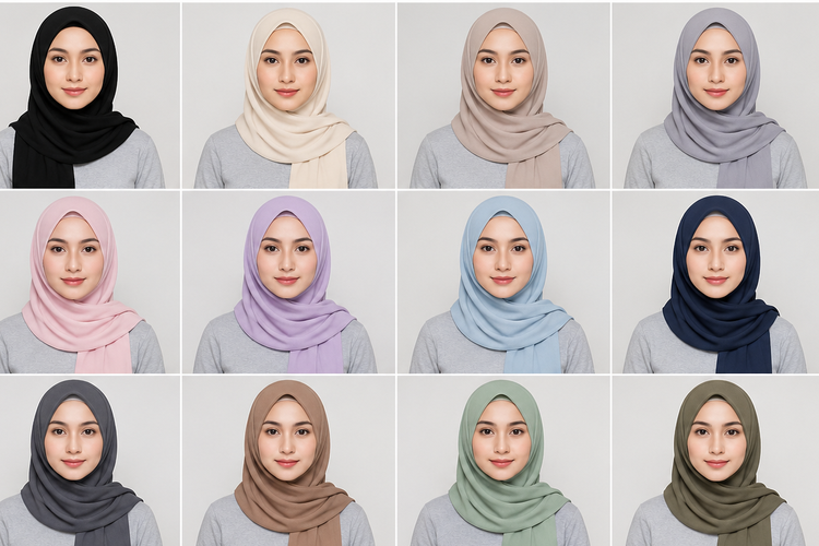 Baju Abu-abu Cocok dengan Jilbab Warna Apa? Ini 17 Inspirasinya