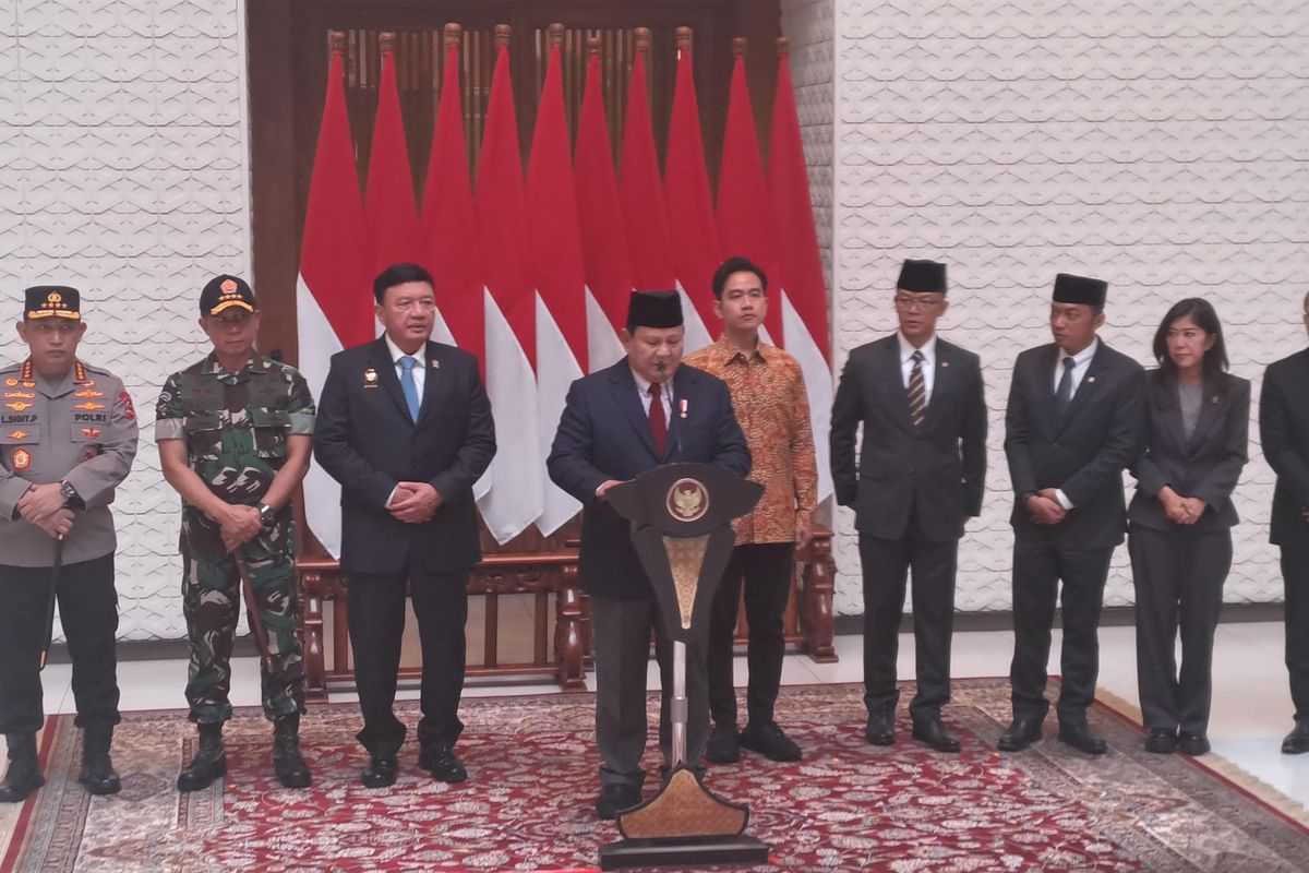 Prabowo Teken Keppres, Tugaskan Wapres Laksanakan Tugas Presiden dari 8-23 November 2024