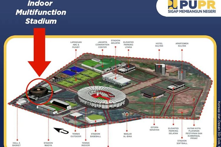 Indoor Multifunction Stadium (IMS) di Kompleks GBK, Calon Venue Piala Dunia Bola Basket 2023