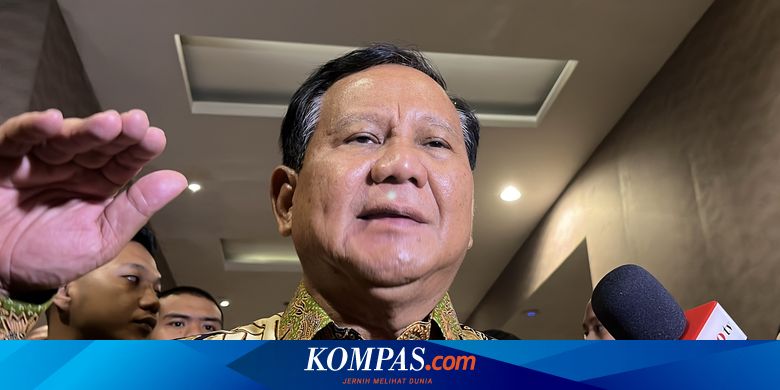 Kata Prabowo soal Program “Food Estate” Disebut Bagian Kejahatan Lingkungan