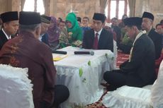 Dengan Pengawalan Paspampres, Jokowi Jadi Saksi Nikah Relawan