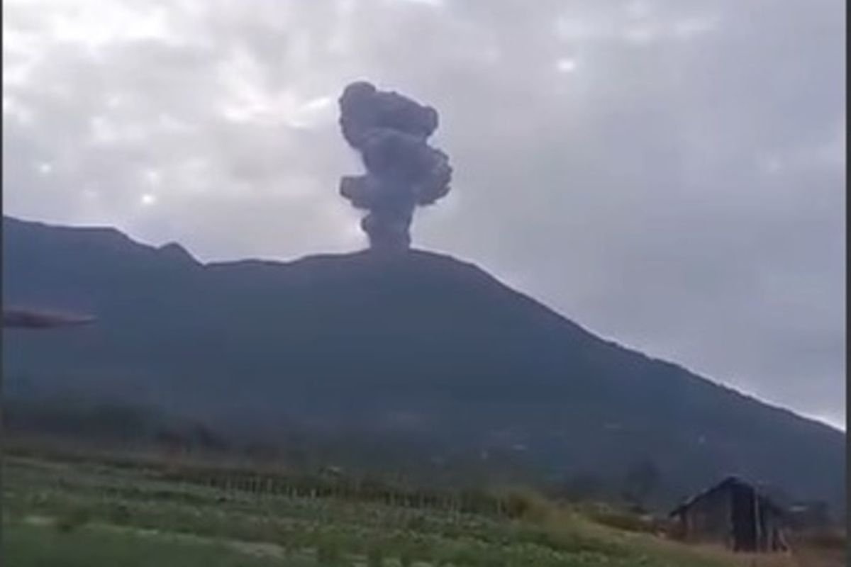 BNPB: Video Erupsi Gunung Gede Hoaks